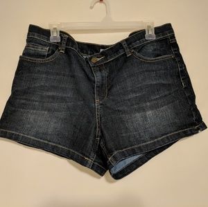 Dark Wash Denim Shorts